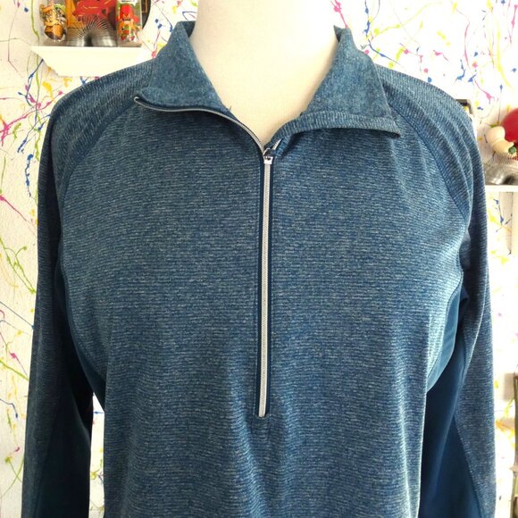5 for $20 📢 Danskin Now Semi Fitted Dri More LS Thumb Hole 1/4 Zip Pullover - Picture 3 of 8